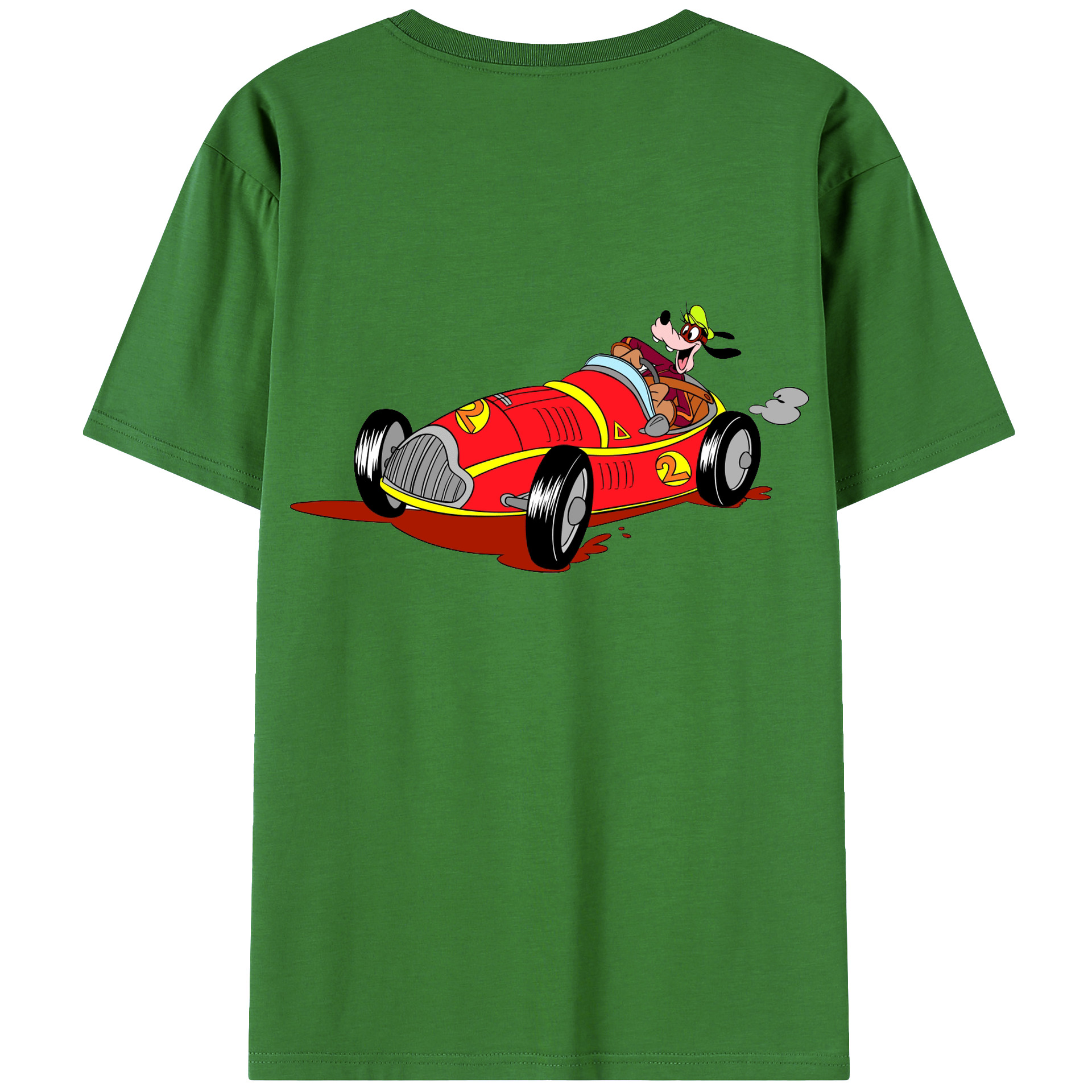 （画像用） ミッキーマウス Mickey Mouse レディース半袖Tシャツ(バックプリント)